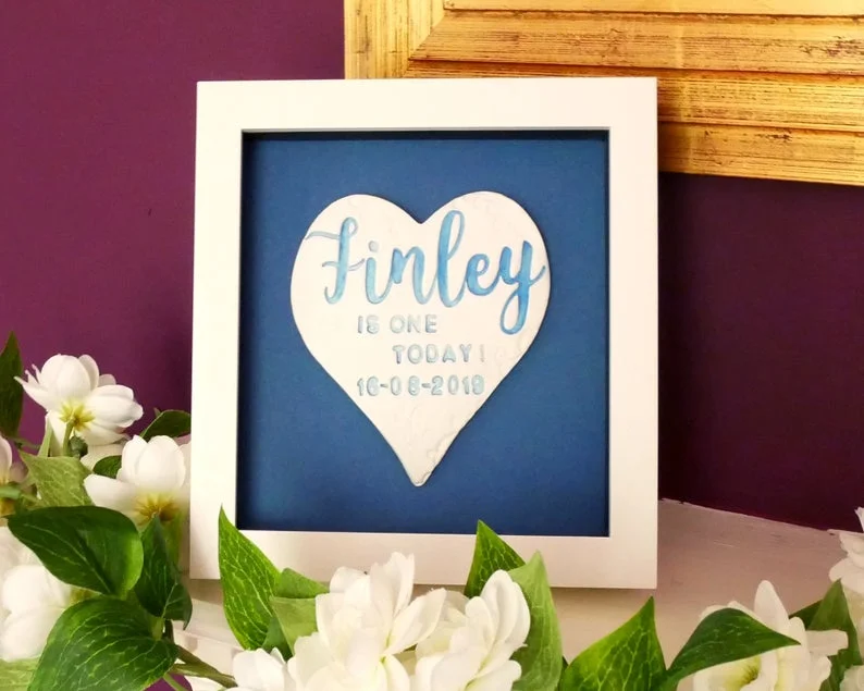 Personalised Baby / Child Name Box Frame - Image 6