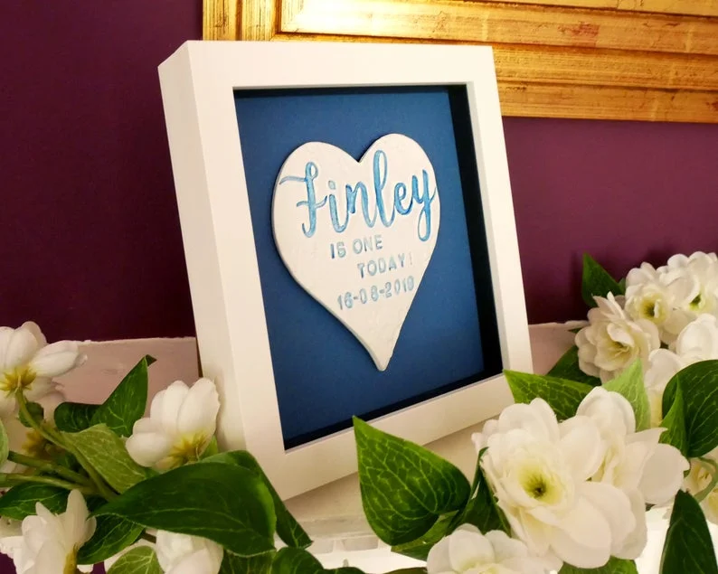 Personalised Baby / Child Name Box Frame - Image 5