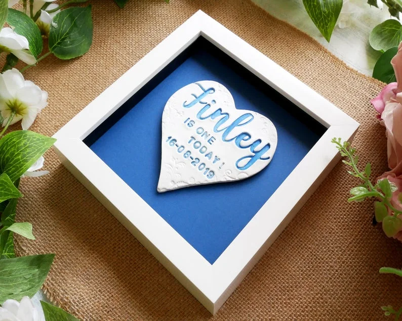 Personalised Baby / Child Name Box Frame - Image 3