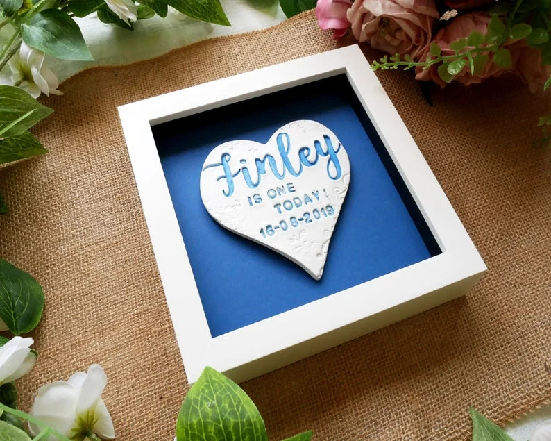 Personalised Baby / Child Name Box Frame - Image 2